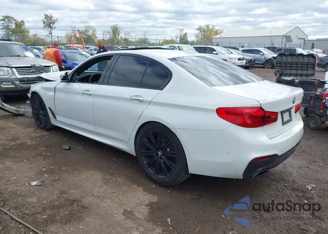 2017 BMW 540I из США, поврежденный, VIN WBAJE5C37HG913864